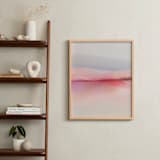 "Sailors Delight" - Art Print in Pink Skies by Karen Kardatzke - In a Room