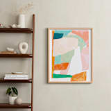 "Happy Memories nº2" - Art Print in Peachy Coral by Dominique Vari - In a Room