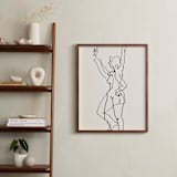 "Transfiguration 02" - Art Print in Ivory Black by Catilustre - In a Room