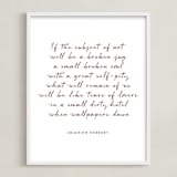 "Custom Quotes" - Custom Print in Rustique by Minted - Framed