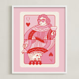 "The King and Queen: Custom Print" - Custom Print in Bubblegum by Jenna Holcomb - Framed