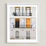 "Tiles of Portugal" - Art Print in Portuguese Tile by Annie Montgomery - Framed