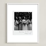 "Framed Photo: Classic Snap (BRIDES)" - Framed Photo in Noir by Minted - Framed