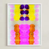 "Hot pink" - Art Print in Hot pink by HAPI ART - Framed