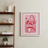 "The Queen: Custom Print" - Custom Print in Bubblegum by Jenna Holcomb - In a Room