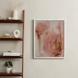 "Dried and Pressed" - Art Print in Coral Peach by Marguerite Andrews - In a Room