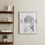 "Arches" - Art Print in Column White by Ilze Lucero - In a Room