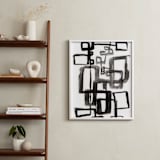 "Alternative Paths" - Art Print in Extreme Black by Bethania Lima - In a Room