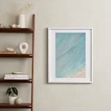 "Tiny Swimmers" - Art Print in Aqua Blue by Irene Suchocki - In a Room