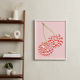 Checkerboard Cherries Children's Art Prints by Luci Power | Minted