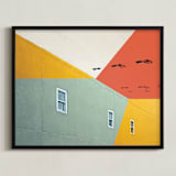 "Sodapop Block" - Art Print in sodapop by Kimberly Young - Framed