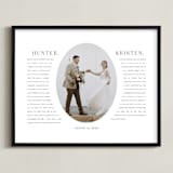 "Our Vows: Framed Photo" - Framed Photo in White by Sarah Curry - Framed