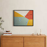 "Sodapop Block" - Art Print in sodapop by Kimberly Young - In a Room
