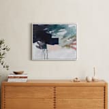 "Following The Pack" - Art Print in Midnight Blue by Jennifer Daily - In a Room