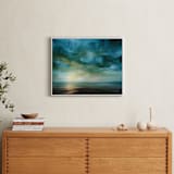 "Changing Light" - Art Print in Moonlight Blue by Brian Sostrom - In a Room