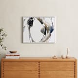 "Surrounding" - Art Print in grey wash by Michelle Lee - In a Room