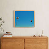 "Space & Boundaries I" - Art Print in Sky Blue by Caroline Mint - In a Room