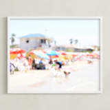 "Seaside 2017 No. 13" - Art Print in Summer at the beach by Tal Paz-Fridman - Framed