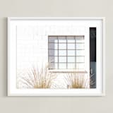 "Ballroom 2" - Art Print in White by Haley Warner - Framed
