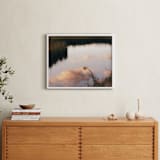"One Flower, One Evening" - Art Print in Blush by Em Hale - In a Room