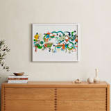 "Green Hills" - Art Print in Verdant Green by Erin McCluskey Wheeler - In a Room
