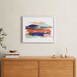 "mountain sunset one" - Art Print in golden hour by Carrie Moradi - In a Room