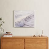 "Cayucos Soft Waves " - Art Print in Original Silver by Lisa Sundin - In a Room