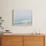 "Beach Summer Blues" - Art Print in Color by Helen Makadia - In a Room