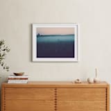 "Mystery" - Art Print in Gray sea by Lying on the grass - In a Room