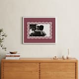 "Chantilly: Landscape" - Framed Photo in Dusty Rose by Erica Krystek - In a Room