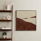 "Eroded Horizon" - Art Print in Oxide Echo by Tania Medeiros - In a Room