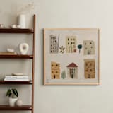 "Where We Live" - Art Print in Beige by Rina Ozum - In a Room