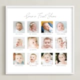 "Framed Photo: Baby's First Year" - Framed Photo in White by Erin Deegan - Framed