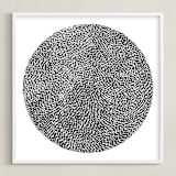 "Rice" - Art Print in Black by Bryn Wears-Fitipaldi - Framed