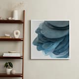 "Sky Pebbles 5" - Art Print in Sea blue by Jenny Phillips - In a Room