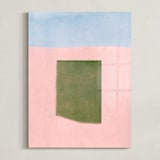 "Playground II" - Art Print in Blush by Kamala Nahas - Modern Frameless