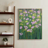 "Dancing Flowers 1" - Art Print in Meadow by Huefete - In a Room