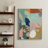 "Birthday Bouquet I" - Art Print in Peach Paradise by cyrille gulassa - In a Room