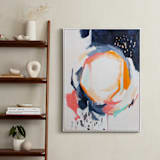 "Light in dark" - Art Print in gold fever orange by Jihye Back Kim - In a Room