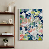 "Summer Rising" - Art Print in Slate Blue by Nancy Ramirez - In a Room