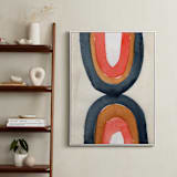 "Connections" - Art Print in White by Celeste Duffy - In a Room