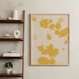 "Botanica 1" - Art Print in Amber by Kamala Nahas - In a Room