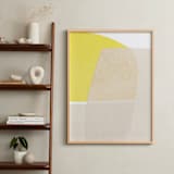 "Sunshine Wicker I" - Art Print in Limoncello by Carrie Moradi - In a Room