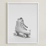 "Roller Skates " - Art Print in Powder by Cristiane - Framed