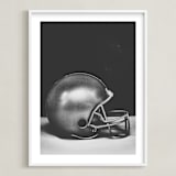 "armour" - Art Print in steel grey by Alicia Abla - Framed