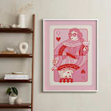"The King and Queen: Custom Print" - Custom Print in Bubblegum by Jenna Holcomb - In a Room