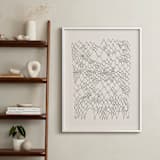 "Nature, you and me N.4 II" - Art Print in Ivory Black by Catilustre - In a Room