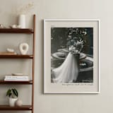 "Love of a Lifetime: Portrait" - Framed Photo in Bone by Brittney Jensen - In a Room
