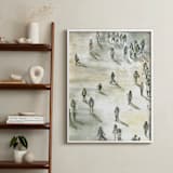 "Berlin at midday" - Art Print in Sand yellow by Lulaloo - In a Room