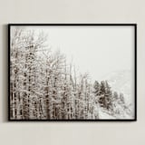 "argentum pair I" - Art Print in bark by Kamala Nahas - Framed